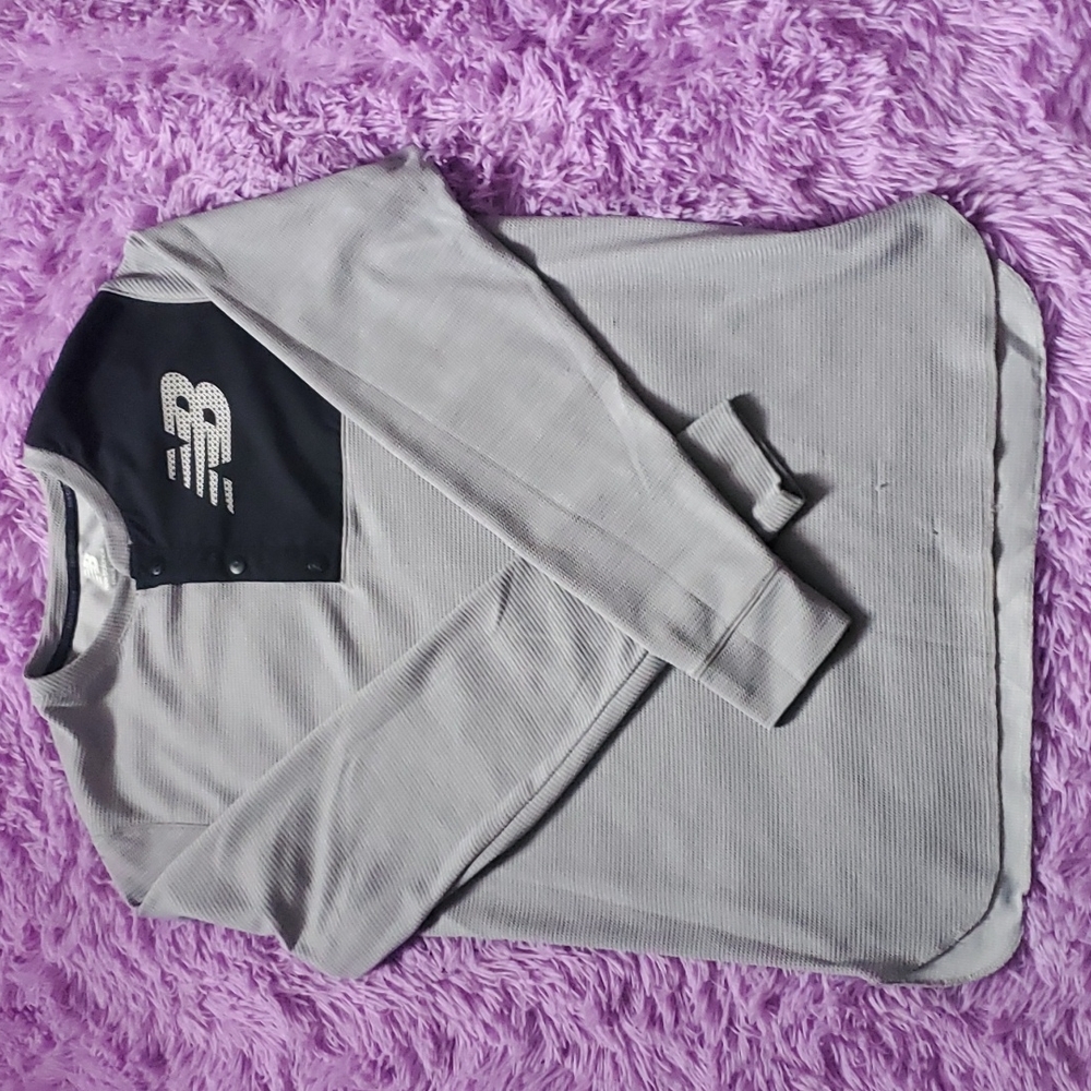 New Balance Performance Baseball Long Sleeve T-Shirt, Men's sz L